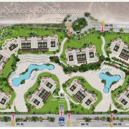 Jardines - Tisaya 2,3 Nature Reserve & Pool View 2b *